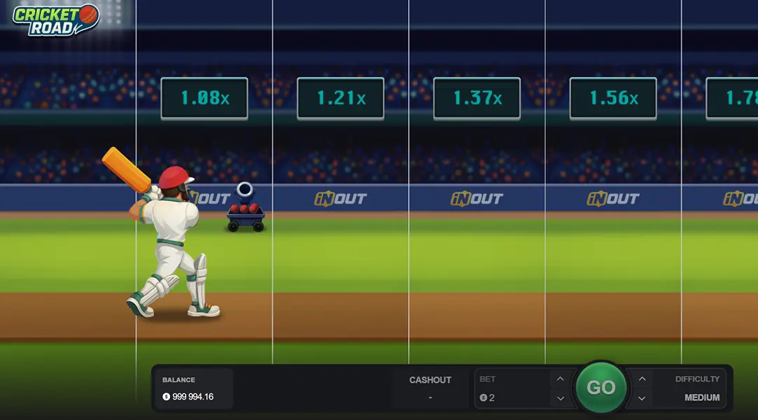 Cricket Road IN Start Screenshot